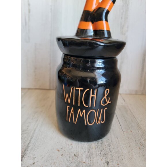 Rae dunn witch famous cookie kitchen jar Halloween home decor - Picture 2 of 8